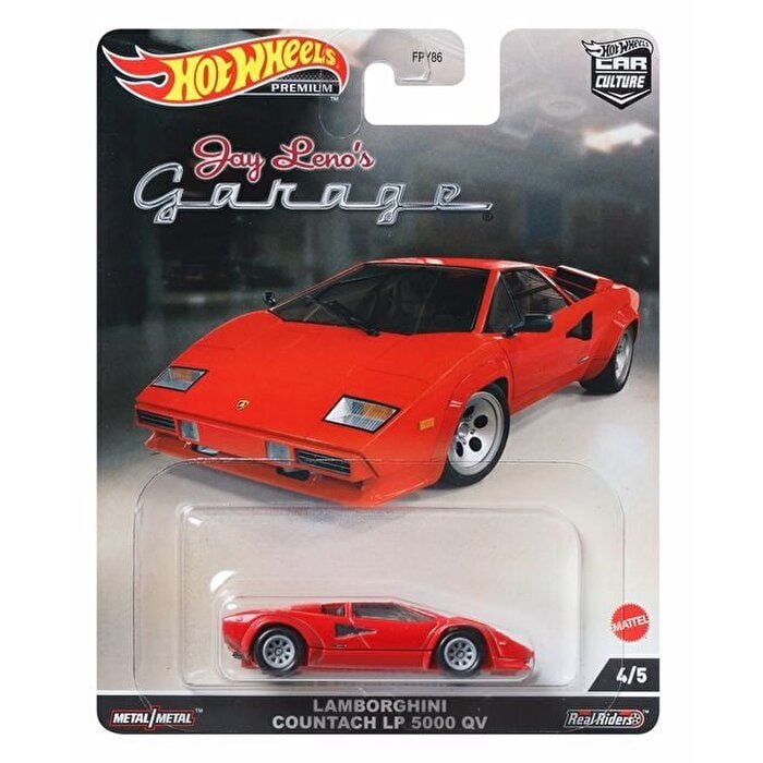 Hot Wheels Premium Car Culture Arabalar Jay Leno's Lamborghini Countach LP 5000 QV HCK09