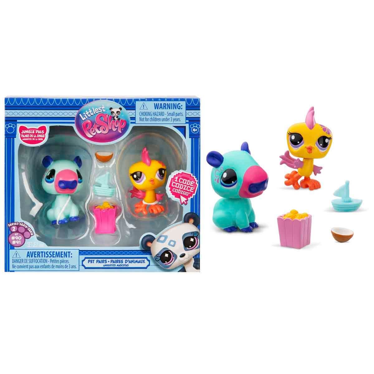Littlest Pet Shop Minişler 2’li Figür Seti S2 Kapibara ve Kuş