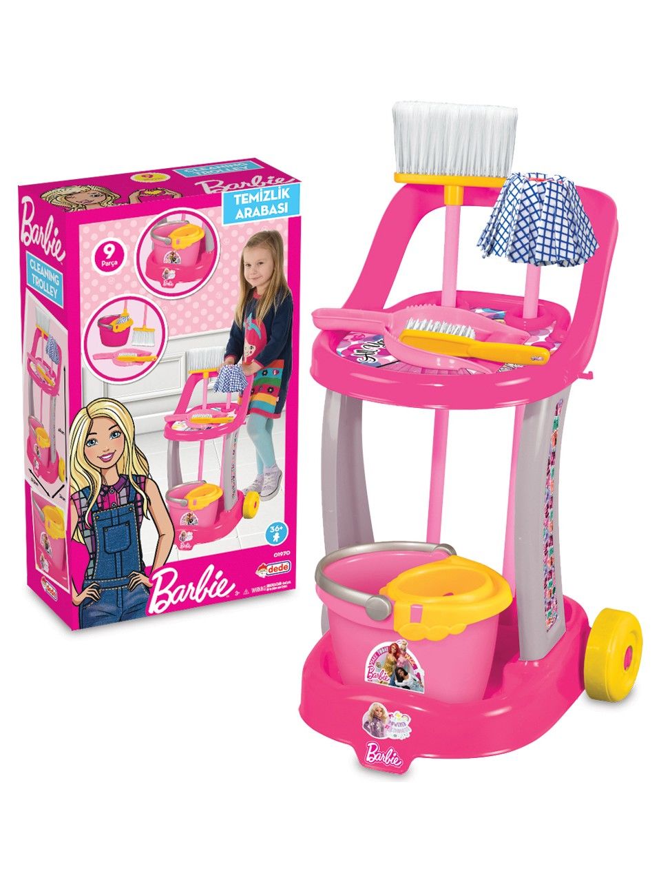 Barbie Temizlik Arabası