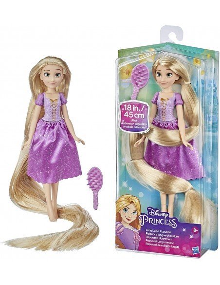 Disney Prenses Rapunzel 45 cm Uzun Sarı Saçlı