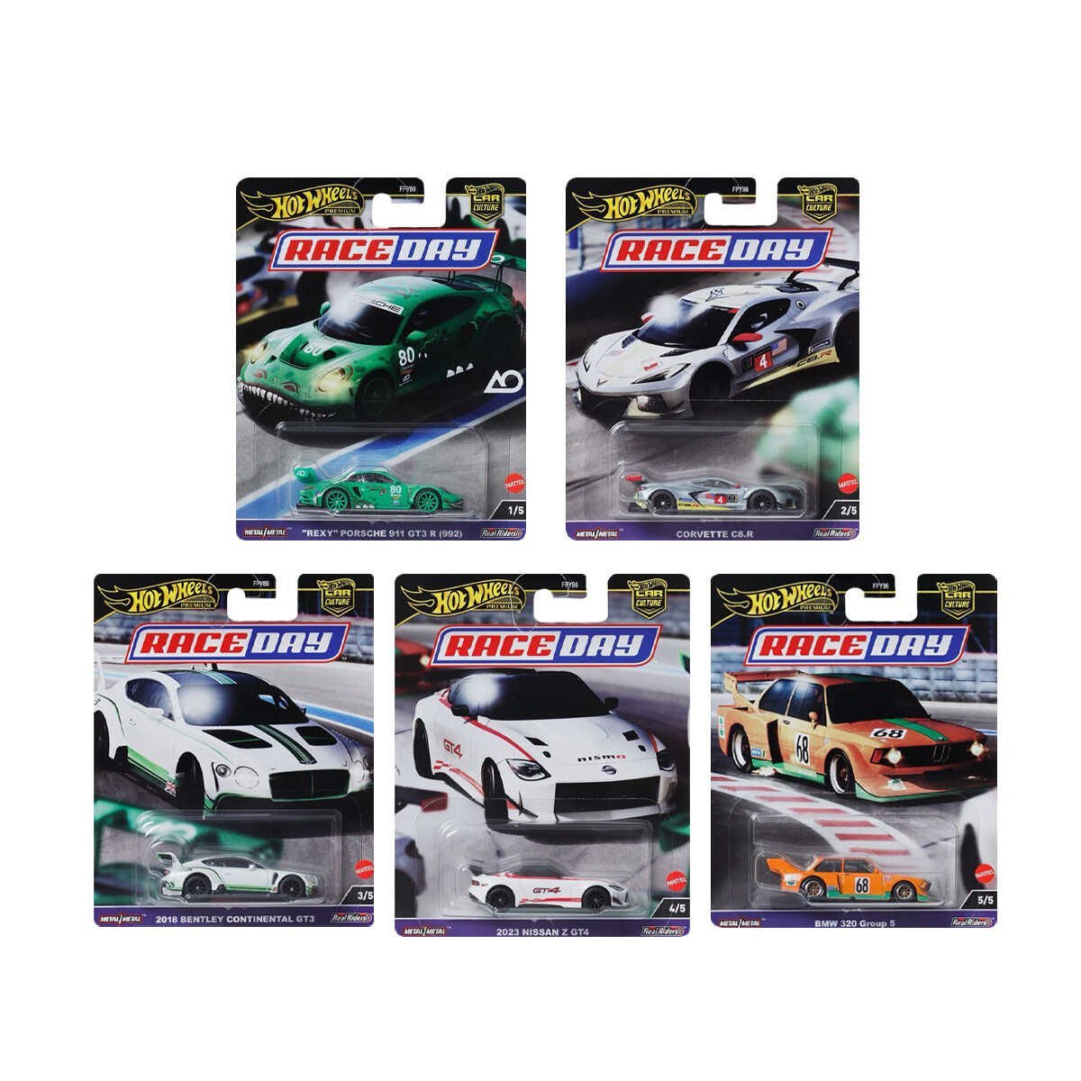 Hot Wheels Premium Race Day Beşli Set FPY86-961D
