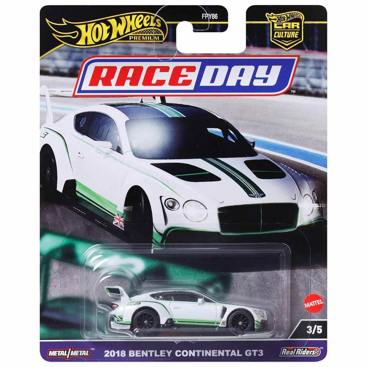 Hot Wheels Premium Race Day 2018 Bentley Continental GT3
