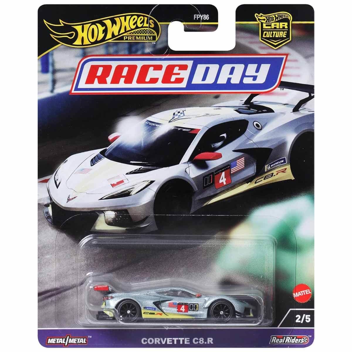 Hot Wheels Premium Race Day Corvette C8.R