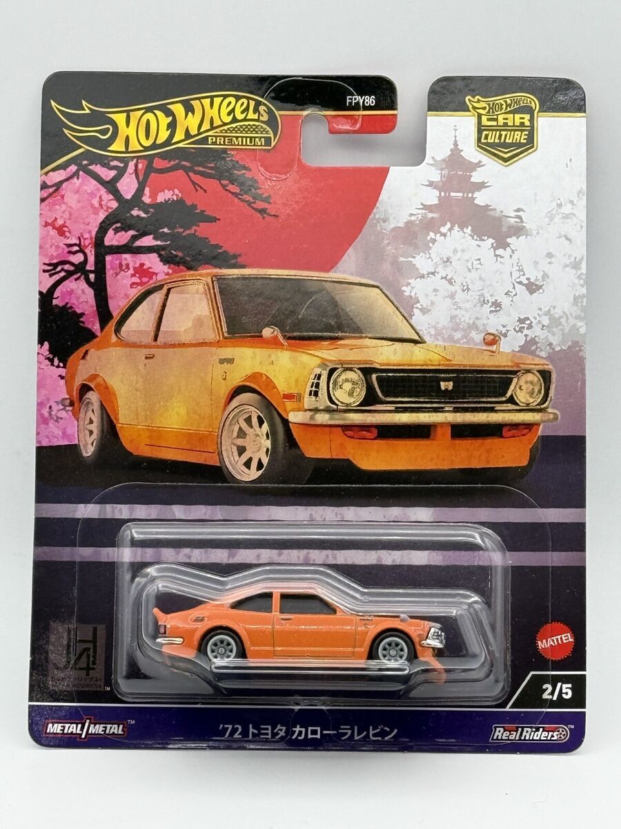Hot Wheels Premium Japan Historic 72 Toyota Corolla Levin
