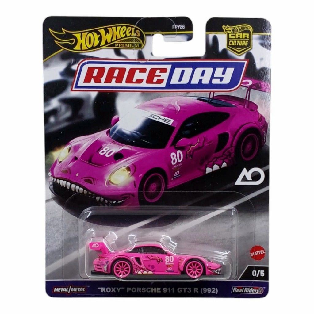 Hot Wheels Premium Race Day Chase ''0'' ''Rexy'' Porsche 911 GT3 R