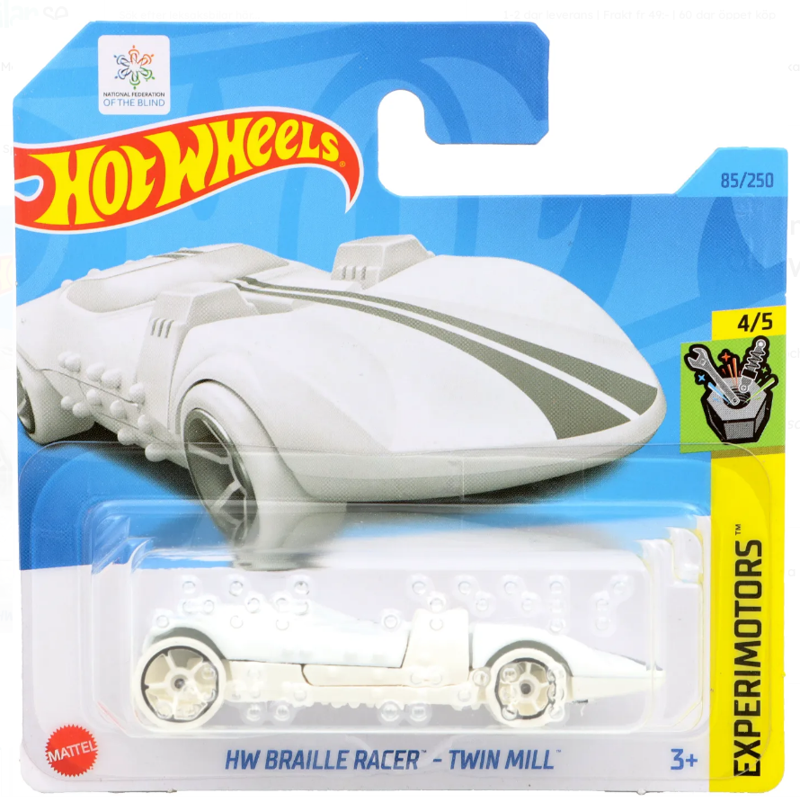 Hot Wheels Tekli Araçlar HW Braille Racer-Twin Mill'