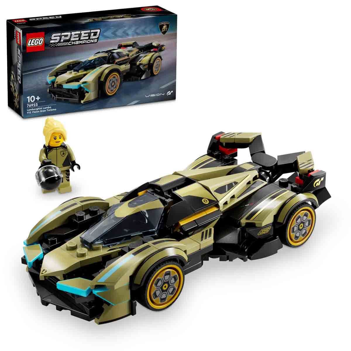 LEGO Speed Champions Lamborghini Lambo V12 Vision GT Süper Araba 76923