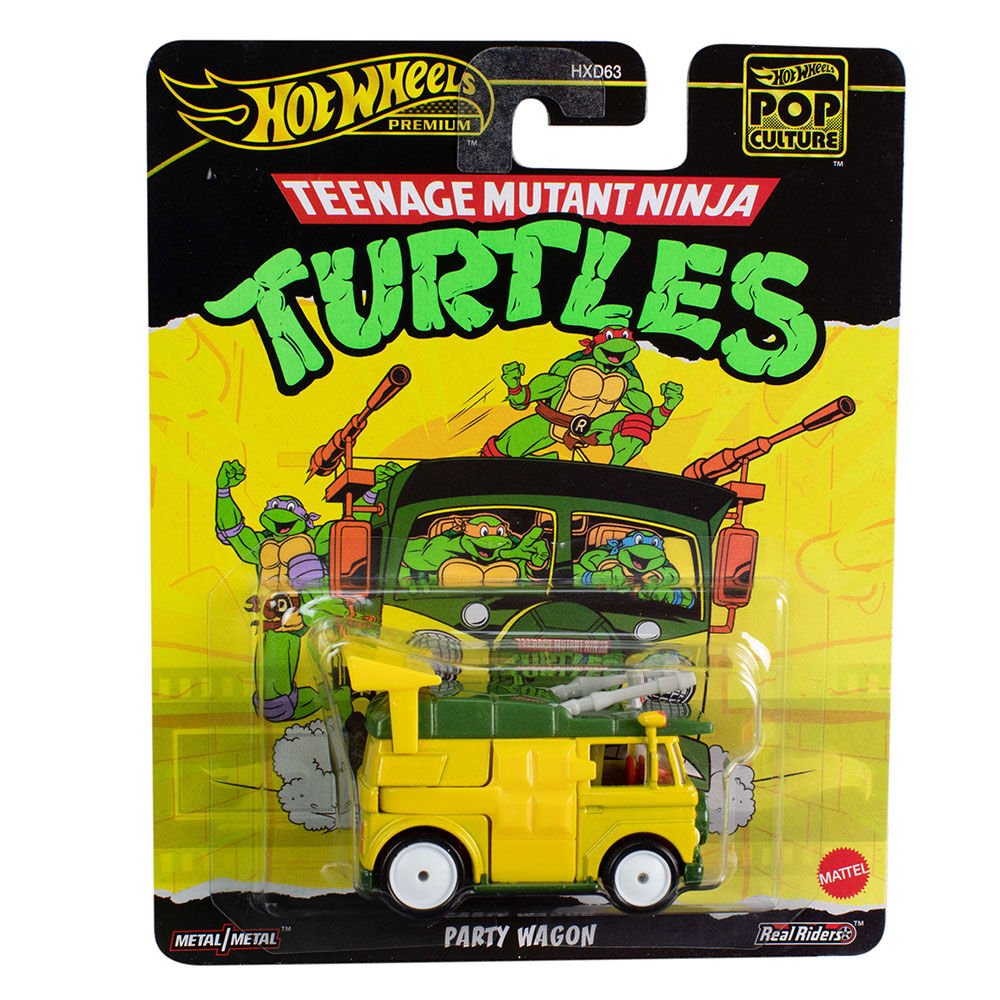 Hot Wheels Premium Pop Culture Ninja Turtles Party Wagon