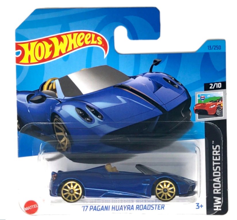 Hot Wheels Tekli Araçlar '17 Pagani Huayra Roadster Mavi