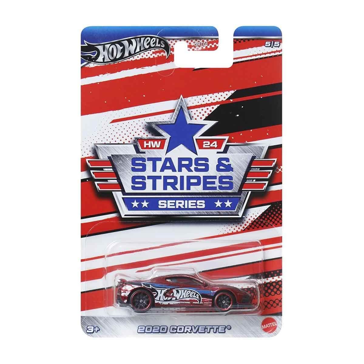 Hot Wheels Stars&Stripes Uzun Kart 2020 Corvette