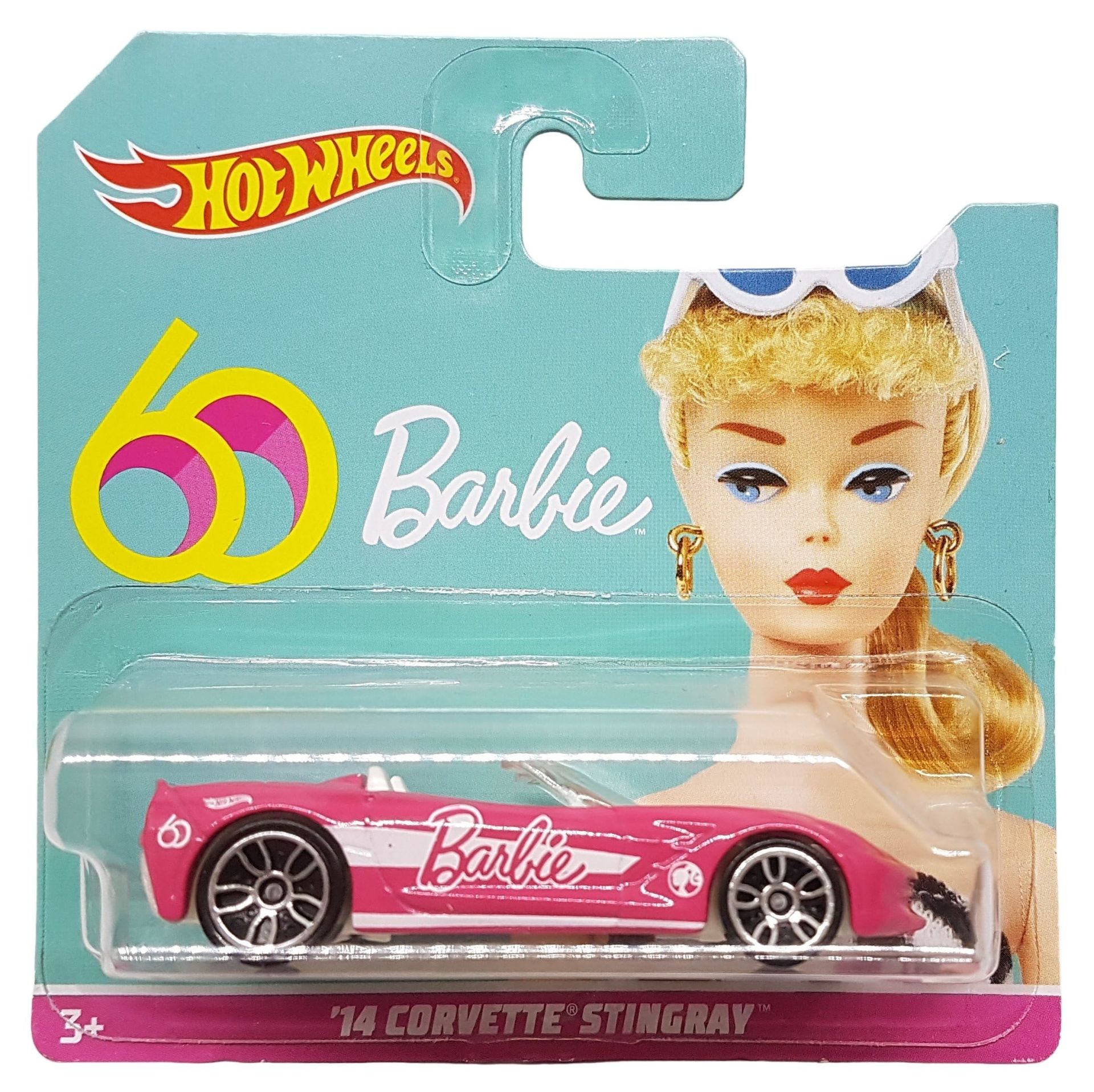 Hot Wheels Tekli Arabalar Barbie '14 Corvette Stingray