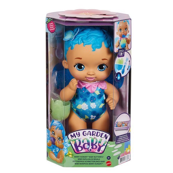 My Garden Baby Kelebek Bebeğimin Bakım Zamanı Mavi Saçlı Bebek
