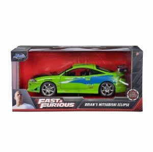 Jada 1:24 Fast&Furious 1995 Brian’s Mitsubishi Eclipse Model Araba