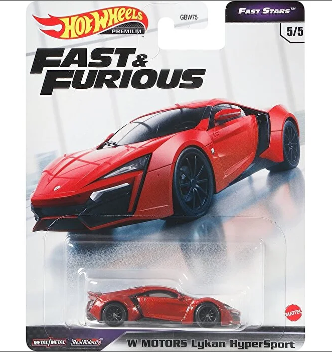 Hot Wheels Premium Fast and Furious Mix2 W Motors Lykan HyderSport