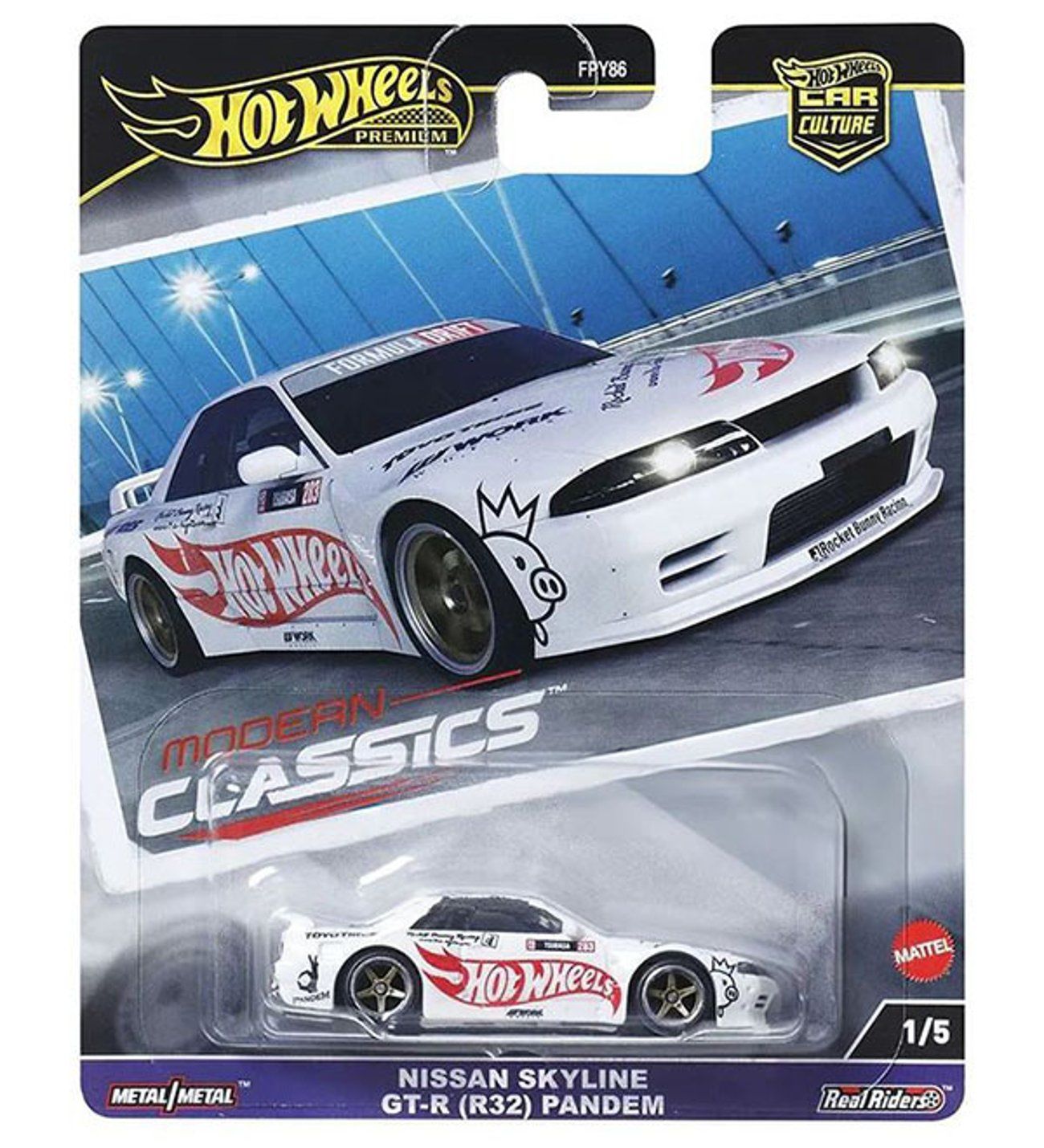 Hot Wheels Premium Modern Classics Nissan Skyline Nissan Sykline GT-R (R32) Pandem