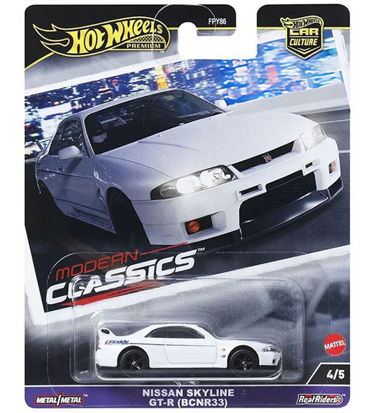 Hot Wheels Premium Modern Classics Nissan Skyline GT-R (BCNR33)
