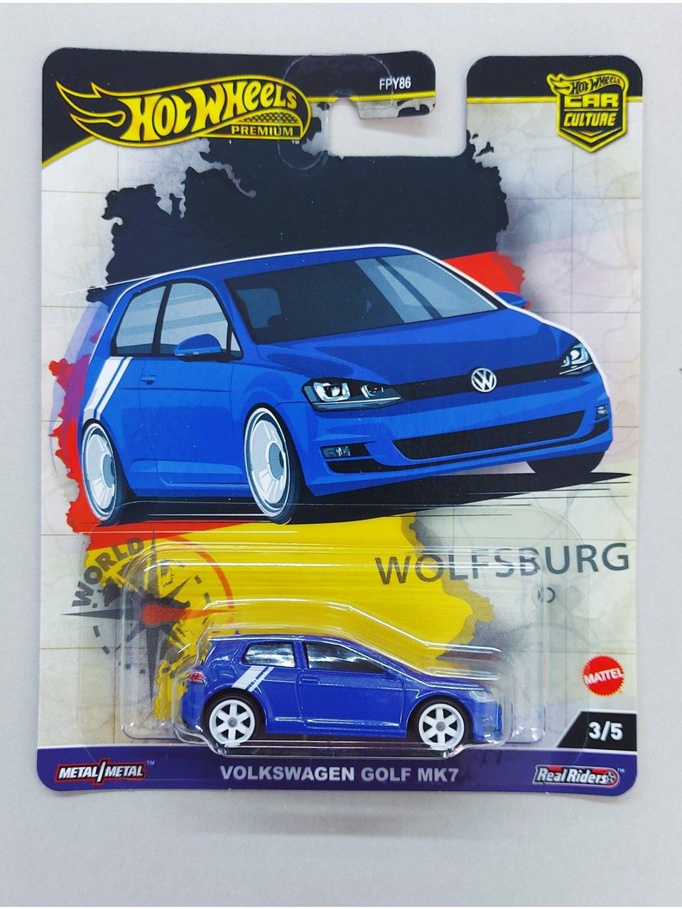 Hot Wheels Premium World Tour Volkswagen Golf MK7