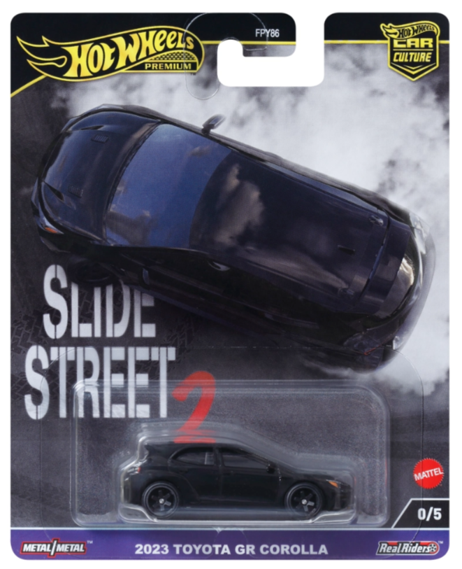 Hot Wheels Premium Arabalar Slide Street 2 Chase ''0'' Numara 2023 GR Toyota Corolla