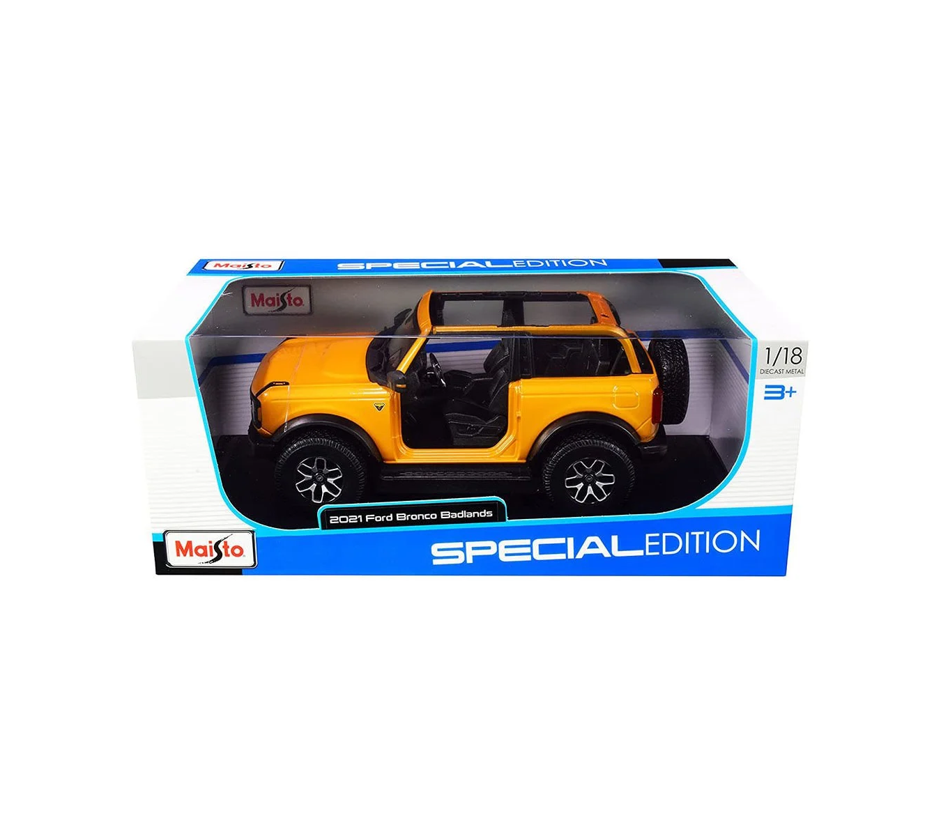 Maisto 1:18 2021 Ford Bronco Badlands Model Araba