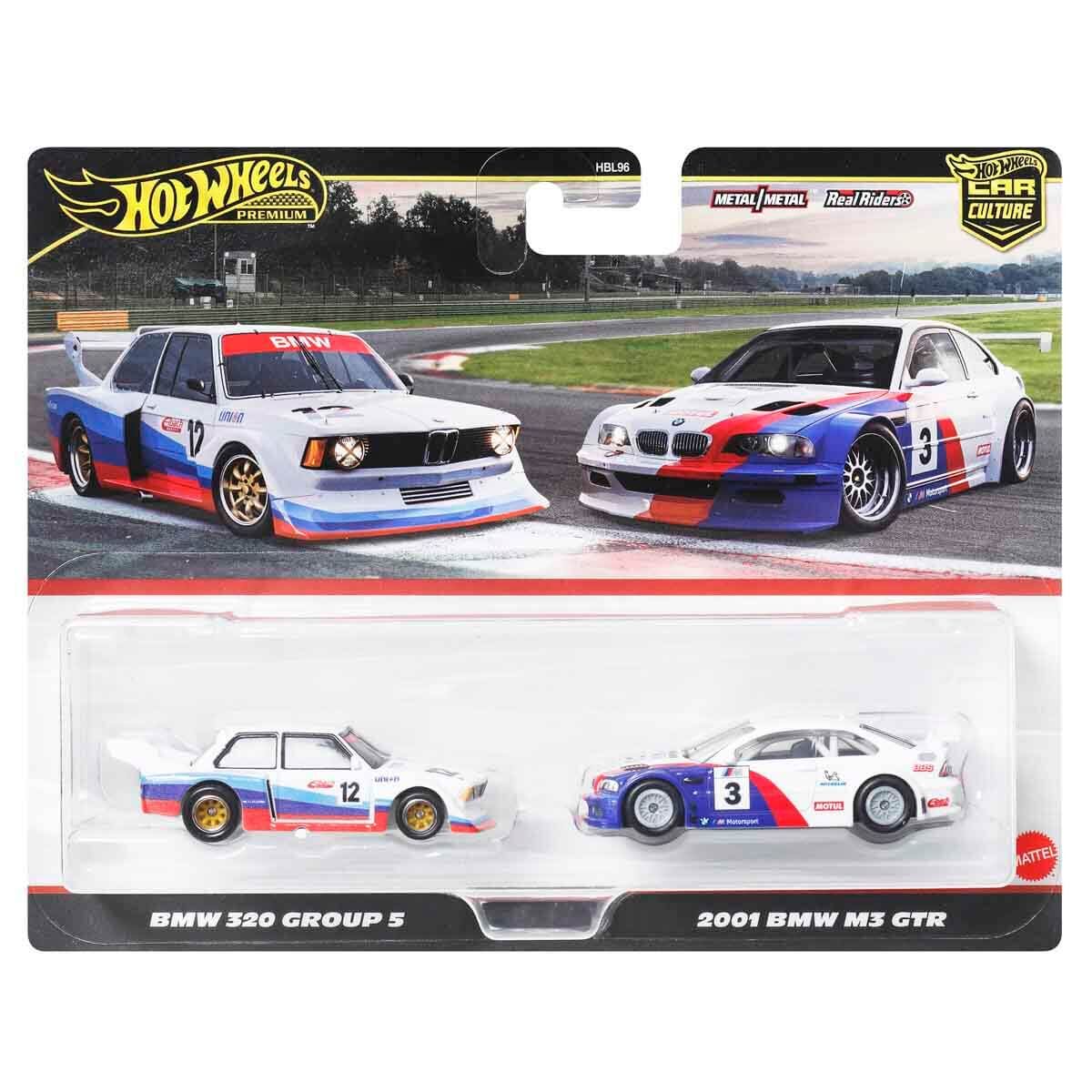 Hot Wheels Premium Car Culture 2'li Paket Bmw 320 Group 5 Ve 2001 Bmw M3 Gtr