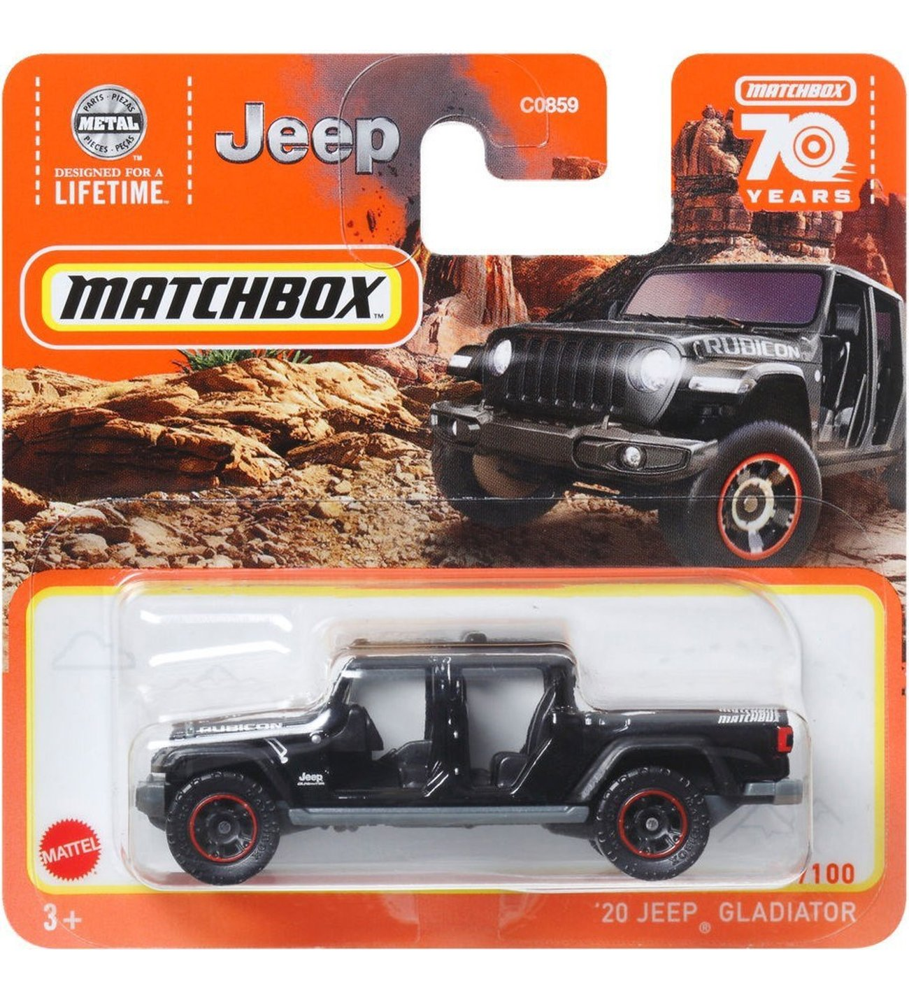 Matchbox Tekli Arabalar 70. Yıl Özel '20 Jeep Gladiator