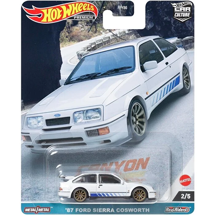 Hot Wheels Premium Canyon Warriors '87 Ford Sierra Cosworth