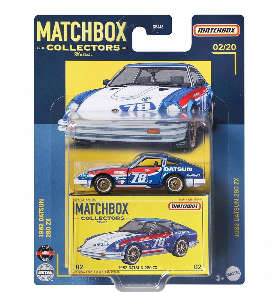 Matchbox Kolleksiyon Araçlar Serisi 1982 Datsun 280 zx