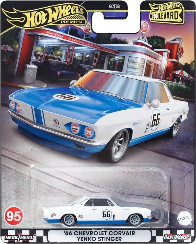 Hot Wheels Premium 2024 Boulevard '66 Yenko Chevrolet Corvair Yenko Stinger