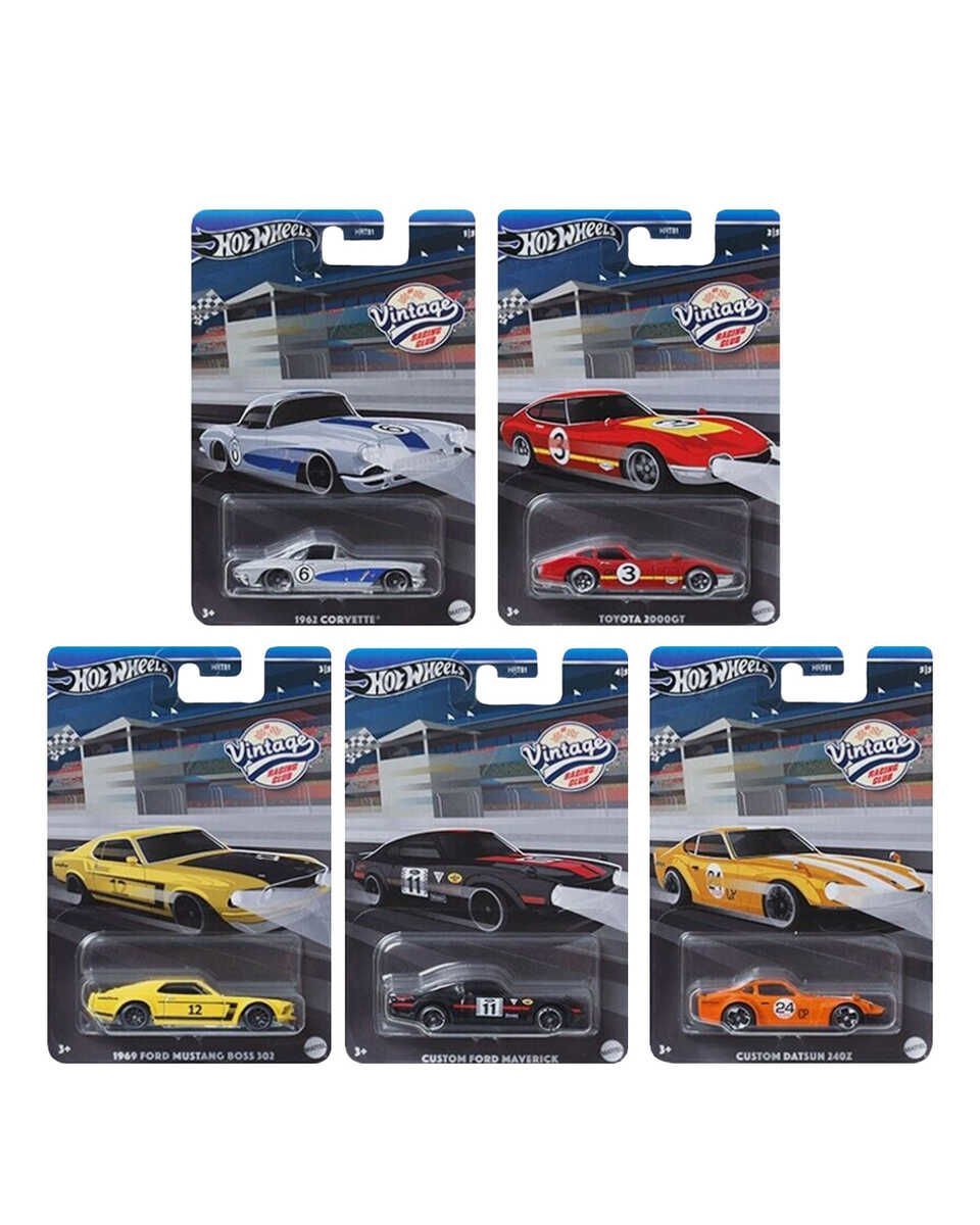 Hot Wheels Vintage 2024 Serisi Uzun Kart Beşli Set