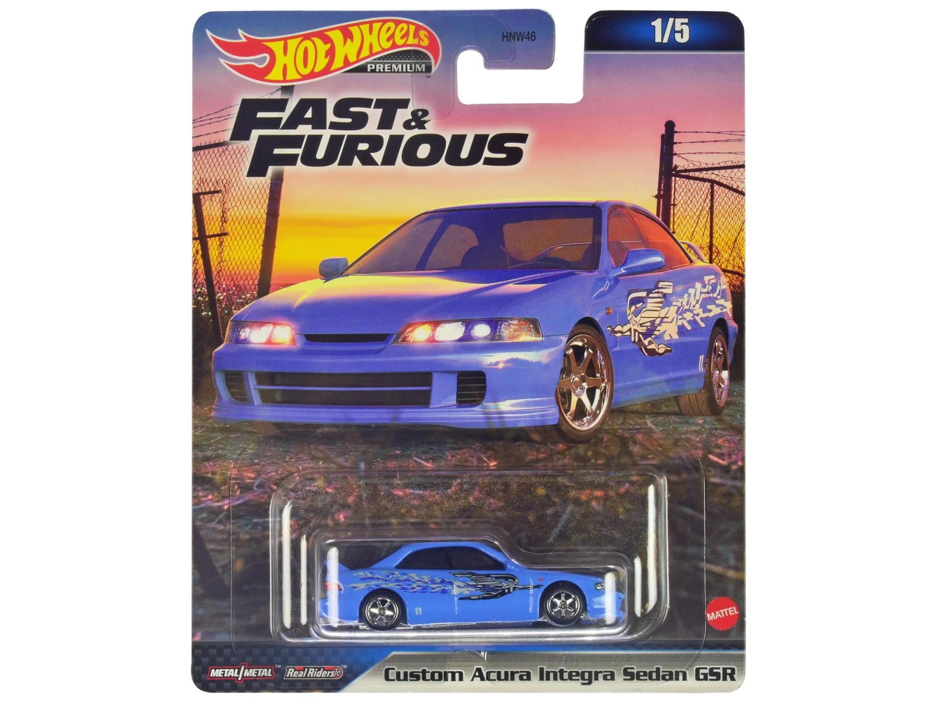 Hot Wheels Premium 2024 Fast&Furious Custom Acura Integra Sedan GSR