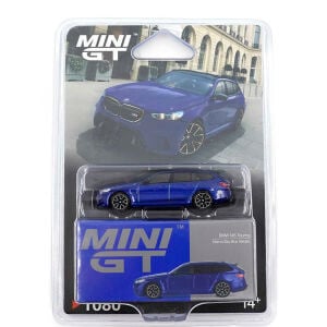 Mini GT 1/64 BMW M5 Touring (G99) Marina Bay Blue Metallic Blister Paket MGT01080-BL