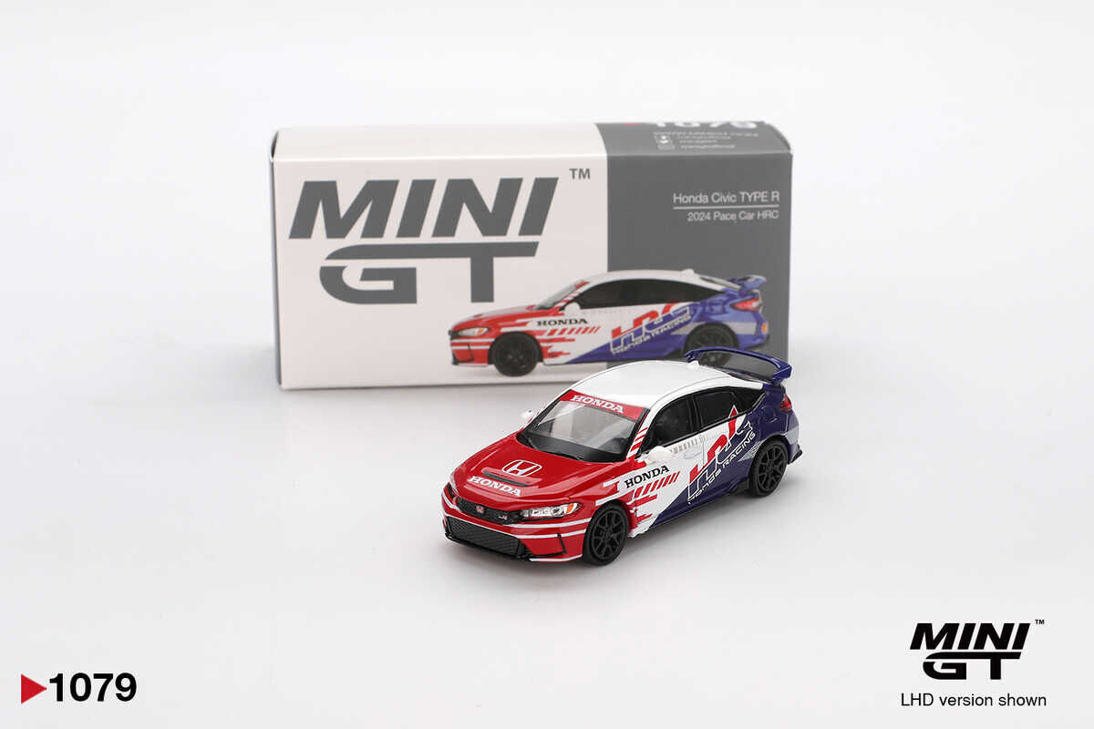 Mini GT 1/64 Honda Civic TYPE R 2024 Pace Car HRC MGT01079