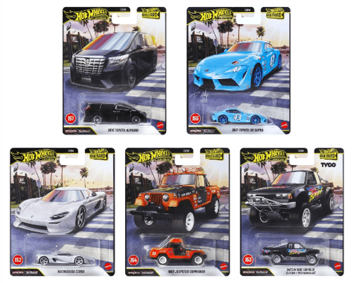 Hot Wheels Premium Boulevard Beşli Set GJT68-978H