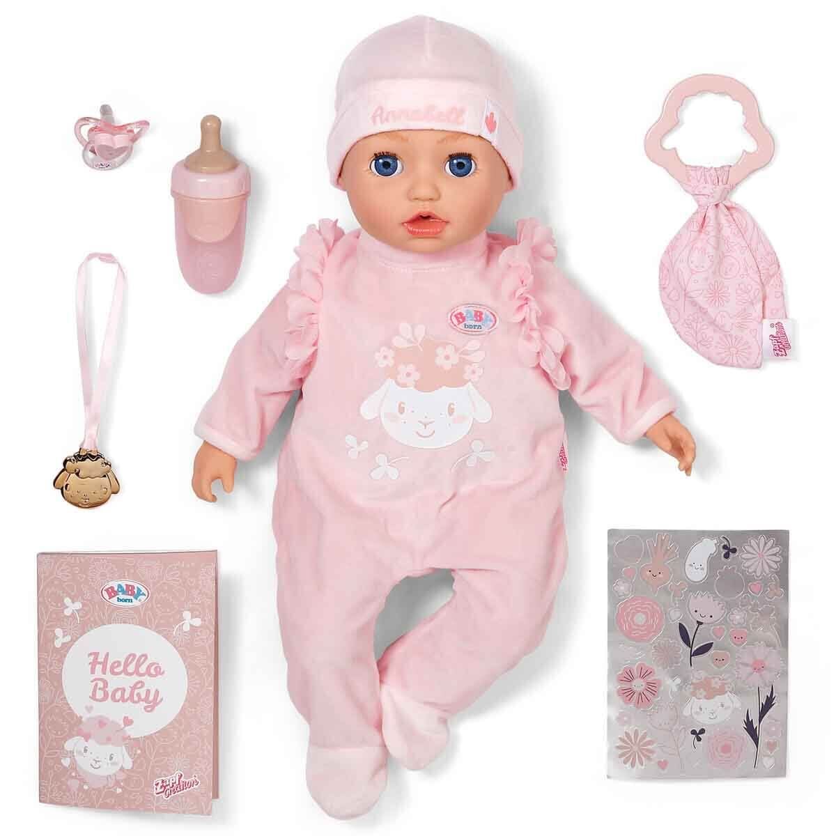 Baby Born Sesli ve Hareketli Annabell Bebek 43 cm.