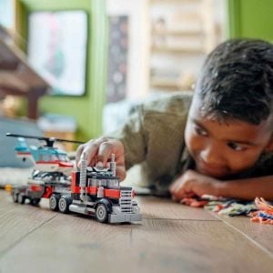LEGO Creator Helikopterli Açık Kasa Kamyon 31146
