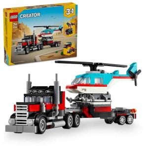 LEGO Creator Helikopterli Açık Kasa Kamyon 31146