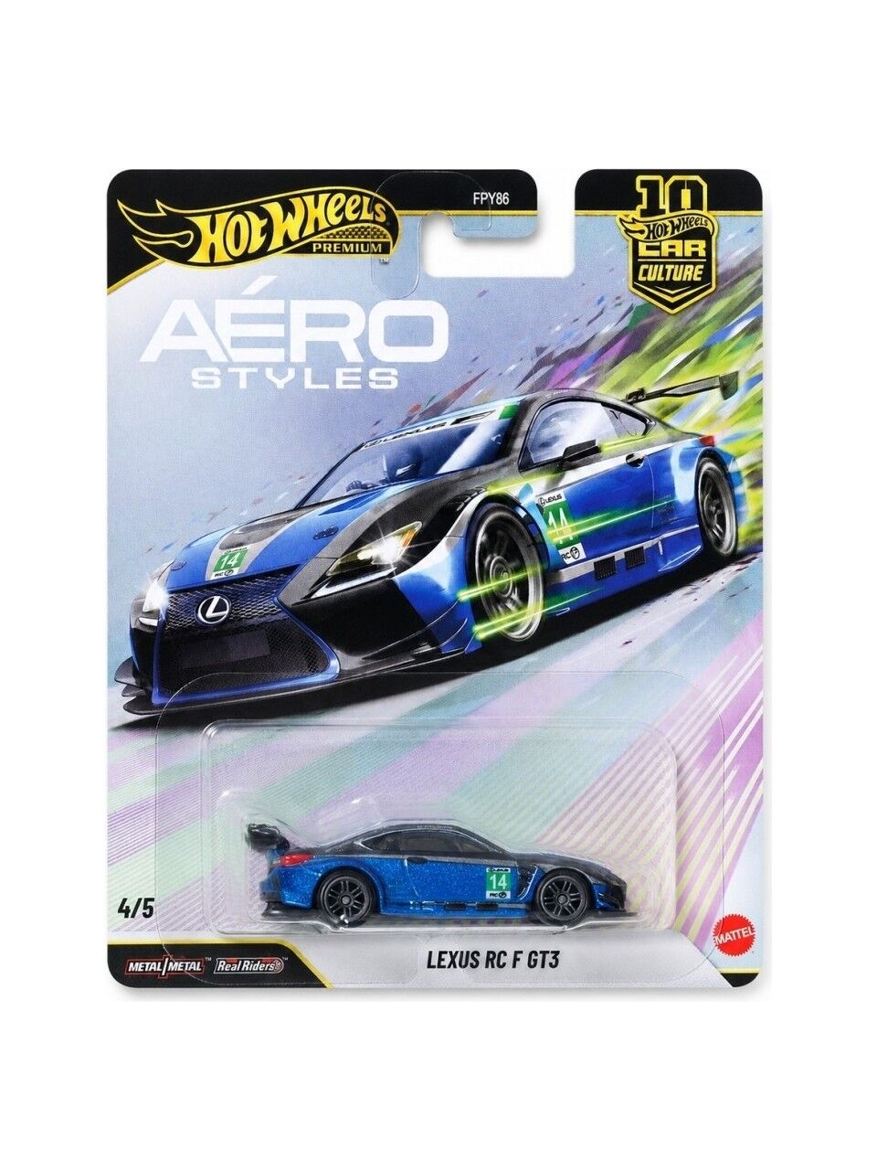 Hot Wheels Premium Aéro Styles Lexus RC GFT3 JKF35