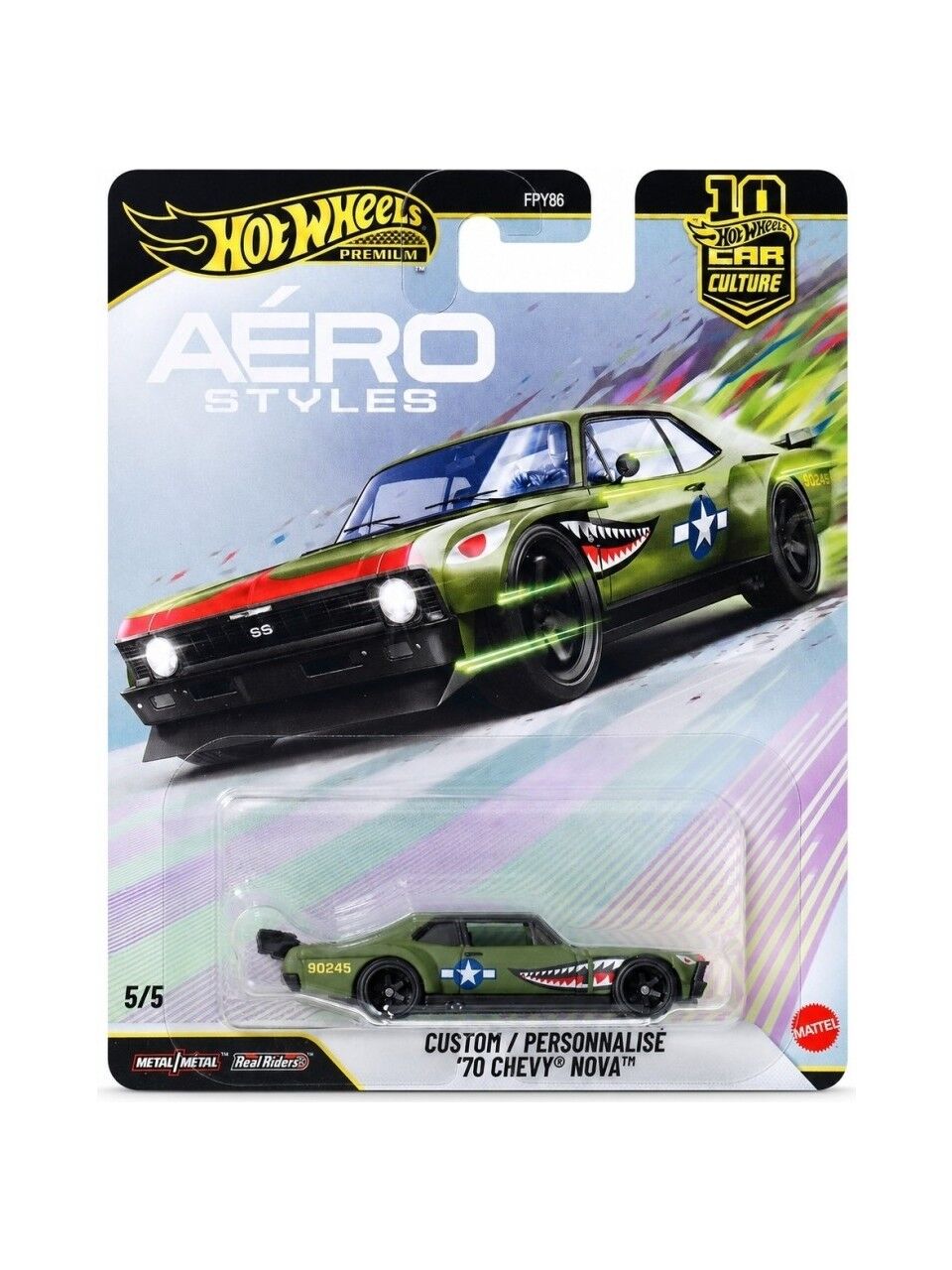 Hot Wheels Premium Custom / Personnalise '70 Chevy Nova JKF37