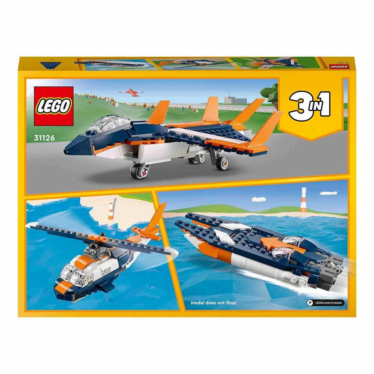 LEGO Creator 3’ü 1 Arada Süpersonik Jet 31126 - 779,99 TL