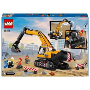 LEGO City Sarı İnşaat Ekskavatörü 60420