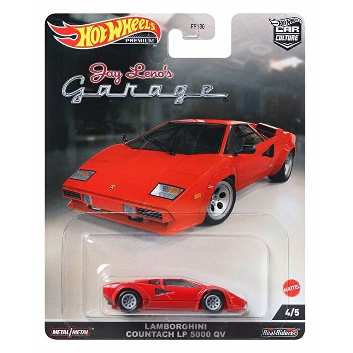 Hot Wheels Premium Car Culture Arabalar Jay Leno's Lamborghini Countach LP 5000 QV HCK09