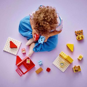 Lego Duplo İlk Günlük Rutinlerim: Yemek ve Uyku Zamanı 10414  Buçuk Yaş ve Üzeri Çocuklar için Eğitici Oyuncak Yapım Seti (28 Parça)