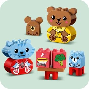 Lego Duplo İlk Günlük Rutinlerim: Yemek ve Uyku Zamanı 10414  Buçuk Yaş ve Üzeri Çocuklar için Eğitici Oyuncak Yapım Seti (28 Parça)