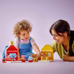 Lego Duplo İlk Günlük Rutinlerim: Yemek ve Uyku Zamanı 10414  Buçuk Yaş ve Üzeri Çocuklar için Eğitici Oyuncak Yapım Seti (28 Parça)