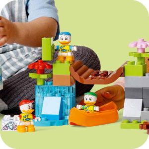 Lego Duplo Disney Mickey ve Arkadaşları Kamp Macerası 10997 - 2 Yaş ve Üzeri Çocuklar için Daisy Duck, Cin, Can ve Cem’i İçeren Eğitici Oyuncak Yapım Seti (37 Parça)