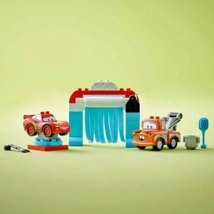 Lego Duplo Disney ve Pixar Arabalar Şimşek McQueen ve Mater'in Oto Yıkama Eğlencesi 29 Parça