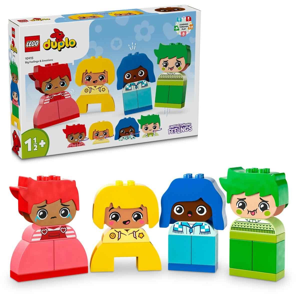Lego Duplo lk Büyük Duygularım 10415  Buçuk Yaş ve Üzeri Çocuklar için kişisel olarak kullanılabilen Eğitici Oyuncak Yapım Seti (23 Parça)