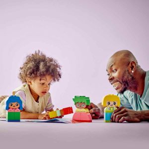 Lego Duplo lk Büyük Duygularım 10415  Buçuk Yaş ve Üzeri Çocuklar için kişisel olarak kullanılabilen Eğitici Oyuncak Yapım Seti (23 Parça)