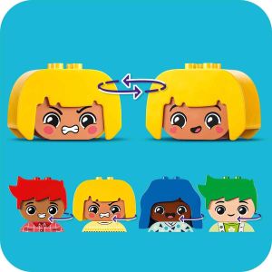 Lego Duplo lk Büyük Duygularım 10415  Buçuk Yaş ve Üzeri Çocuklar için kişisel olarak kullanılabilen Eğitici Oyuncak Yapım Seti (23 Parça)
