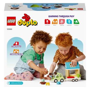 Lego Duplo Kasabası Tekerlekli Aile Evi 10986 2 Yaş ve Üzeri için Yaratıcı Oyuncak Yapım Seti